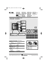 Предварительный просмотр 1 страницы Eaton CRCA-00/08 Instruction Leaflet