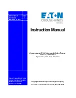 Eaton Crouse-Hinds 8506A-CS-P1 Instruction Manual preview