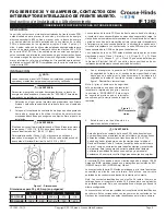 Предварительный просмотр 5 страницы Eaton Crouse-Hinds FSQ Series Installation & Maintenance Information