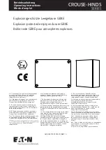 Preview for 1 page of Eaton CROUSE-HINDS GBXE Operating Instructions Manual