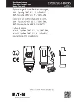 Предварительный просмотр 1 страницы Eaton Crouse-Hinds GHG 511 47 Operating Instructions Manual