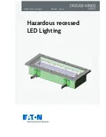 Preview for 1 page of Eaton Crouse-Hinds HRL/3060/30w Series Instruction Manual