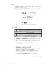 Предварительный просмотр 7 страницы Eaton Crouse-Hinds MTL GECMA WS 19 Instruction Manual