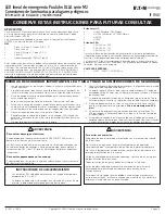 Preview for 8 page of Eaton Crouse-Hinds Pauluhn DLLA M2 Series Installation & Maintenance Information