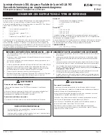 Preview for 15 page of Eaton Crouse-Hinds Pauluhn DLLA M2 Series Installation & Maintenance Information