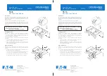 Eaton Crouse-hinds series Instruction Sheet предпросмотр