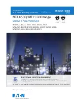 Eaton Crouse-hinds series Safety Manual предпросмотр