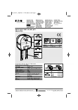 Предварительный просмотр 1 страницы Eaton CSAU-01 Instruction Leaflet