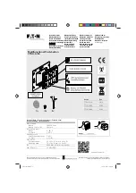 Предварительный просмотр 1 страницы Eaton CTSA-0./04 Instruction Leaflet