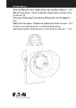 Eaton CU1 Series Technical Manual preview