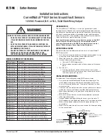 Предварительный просмотр 1 страницы Eaton CurrentWatch EGF Series Installation Instructions