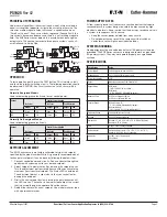 Предварительный просмотр 2 страницы Eaton CurrentWatch EGF Series Installation Instructions