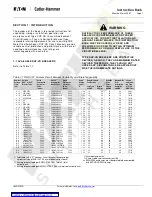 Preview for 7 page of Eaton Cutler-Hammer 150DHP-VR1000 Instructions For Installation, Operation And Maintenance