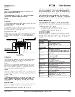 Предварительный просмотр 2 страницы Eaton Cutler Hammer CurrentWatch EGF Series Installation Instructions