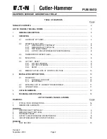 Preview for 2 page of Eaton Cutler-Hammer D64 Series Instruction Manual