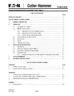 Предварительный просмотр 2 страницы Eaton Cutler-Hammer D64RP14 Series Instruction Manual