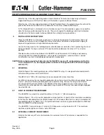Предварительный просмотр 8 страницы Eaton Cutler-Hammer D64RP14 Series Instruction Manual