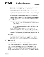 Предварительный просмотр 5 страницы Eaton Cutler-Hammer D64RP18 Instruction Manual