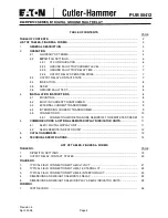 Предварительный просмотр 2 страницы Eaton Cutler-Hammer D64RPB100 Series Instruction Manual