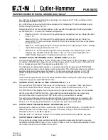 Предварительный просмотр 7 страницы Eaton Cutler-Hammer D64RPB100 Series Instruction Manual