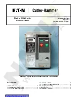 Eaton Cutler-Hammer Digitrip 520MC Manual preview