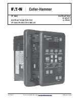 Eaton Cutler-Hammer FP-5000 Instruction Leaflet предпросмотр