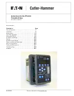 Предварительный просмотр 1 страницы Eaton Cutler-Hammer FP-6000 Series Instructions Manual