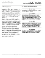 Предварительный просмотр 2 страницы Eaton Cutler-Hammer FP-6000 Series Instructions Manual