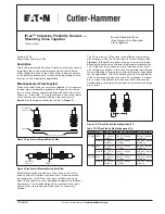 Eaton Cutler-Hammer iProx Series Technical Data предпросмотр