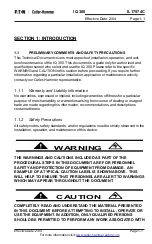 Предварительный просмотр 5 страницы Eaton Cutler-Hammer IQ 300 Series Instructions For Installation, Operation And Maintenance