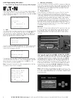 Предварительный просмотр 2 страницы Eaton Cutler-Hammer Pow-R-Command 750 Quick Start Manual