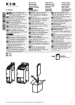 Eaton DE1-12 Series Instruction Leaflet предпросмотр