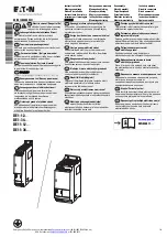 Eaton DE1-121D4 Series Instruction Leaflet предпросмотр