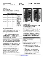 Preview for 66 page of Eaton Digitrip 3000 series Installation, Operation And Maintenance Instructions