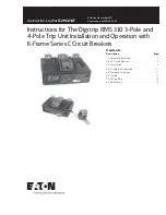 Eaton Digitrip RMS 310 Instruction Leaflet preview