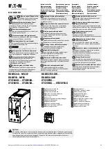 Eaton DILM Series Instruction Leaflet preview