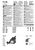 Eaton DILM-XS1 Series Instruction Leaflet предпросмотр