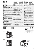 Eaton DILM185A Instruction Leaflet предпросмотр