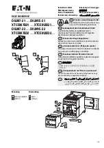 Предварительный просмотр 1 страницы Eaton DILM7-21 Instruction Leaflet