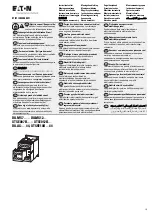 Предварительный просмотр 1 страницы Eaton DILMS7-DILMS12 Series Instruction Leaflet