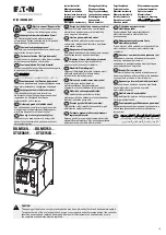 Eaton DILMS80 Series Instruction Leaflet preview