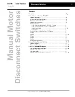 Предварительный просмотр 2 страницы Eaton Disconnect Switches Product Manual