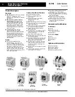 Предварительный просмотр 3 страницы Eaton Disconnect Switches Product Manual