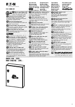 Eaton DMVS-160 SE5 Series Instruction Leaflet предпросмотр