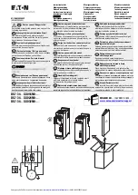 Eaton DS7-34 SX016N0 Series Instruction Leaflet предпросмотр