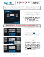 Preview for 1 page of Eaton E Series Cheat Sheet