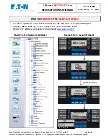 Предварительный просмотр 4 страницы Eaton E Series Cheat Sheet