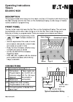 Eaton E5-248-C1420 Operating Instructions Manual preview
