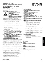 Preview for 25 page of Eaton E5024E0432 Operating Instructions Manual