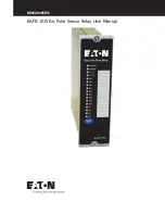 Предварительный просмотр 1 страницы Eaton EAFR-101S User Manual